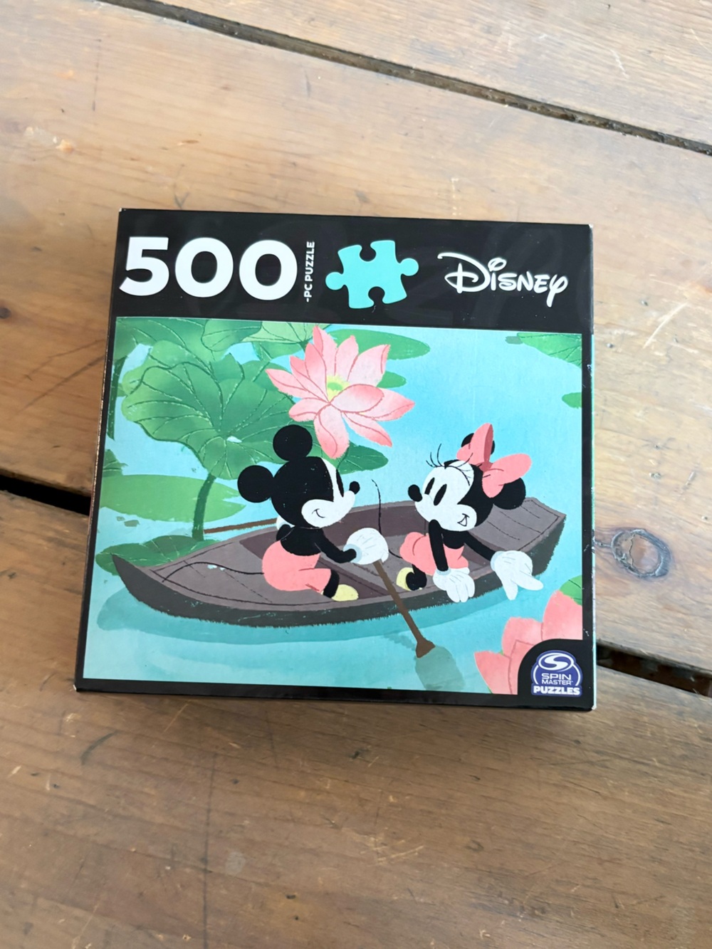 Disney 500-Piece Kids Puzzle Mickey & Minnie Love Boat
